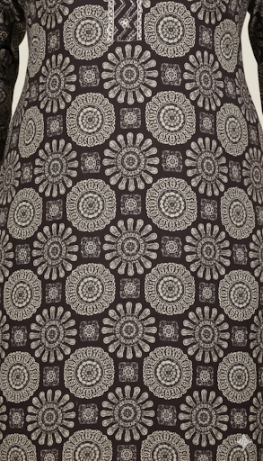 Geometric Mandala Print Kurta Set