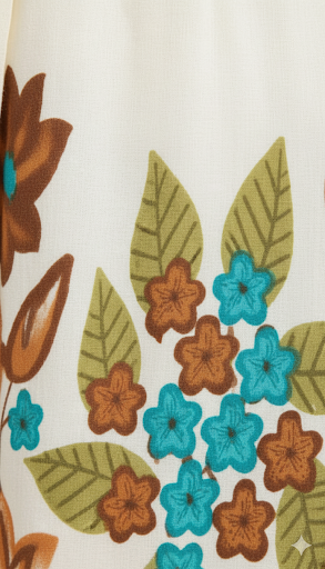 Retro Inspired Floral A line dress