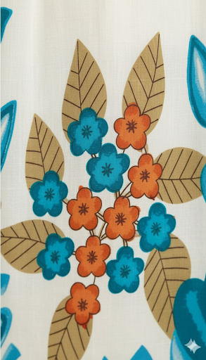 Retro Inspired Floral A line dress