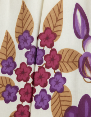 Retro Inspired Floral A line dress
