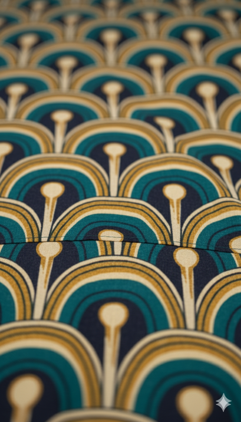 Art Deco Print Kurta