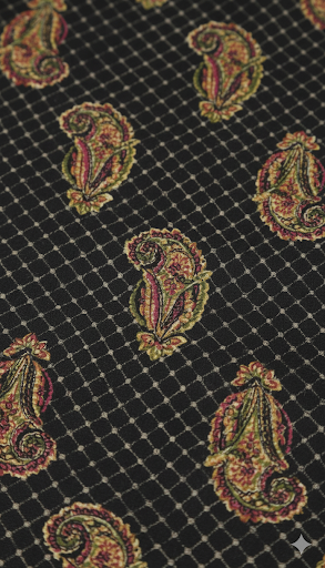 Boho Paisley Patterned Kurta Set