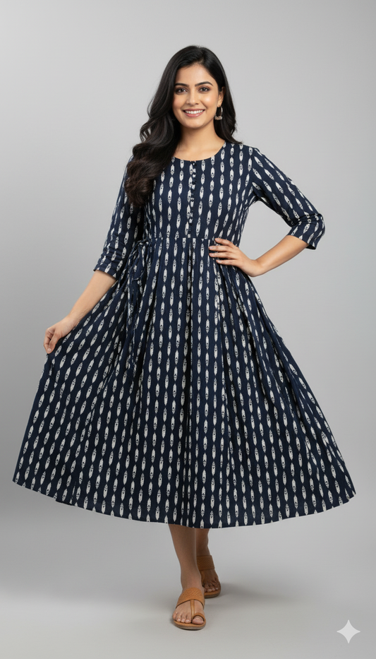 Bohemian Ethnic Print Kurta