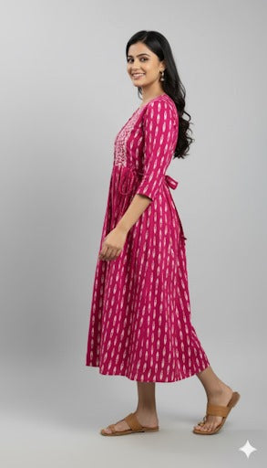 Bohemian Ethnic Print Kurta